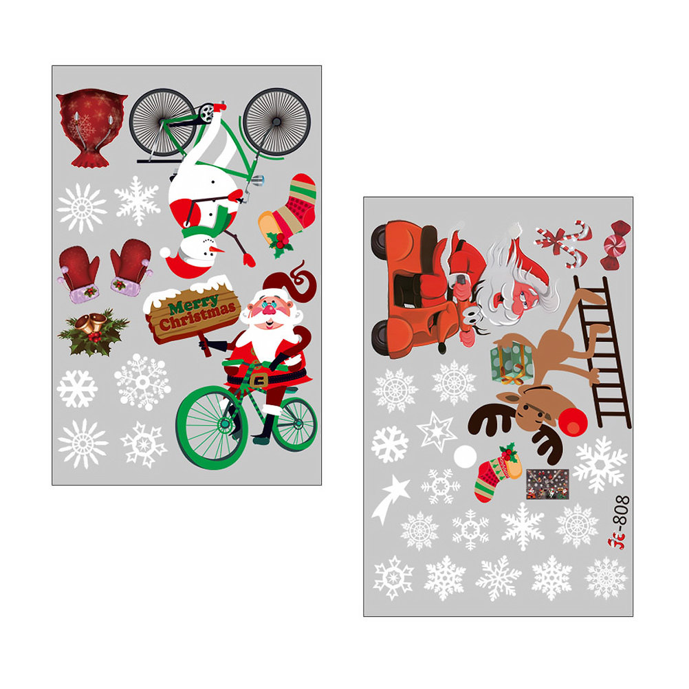 Snowflake Window Decal - Fenster-Winteraufkleber, Feiertagsdekoration, Schneeflocken-Sticker, Schneeflocken-Dekorationen