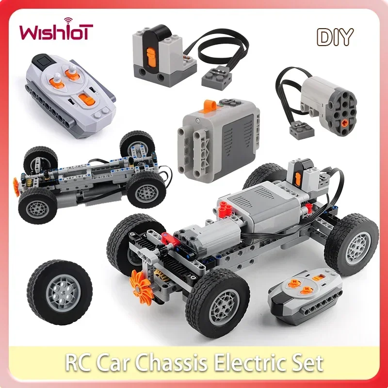 Lego Set Technic - 4WD RC Auto Chassis Elektrische Set