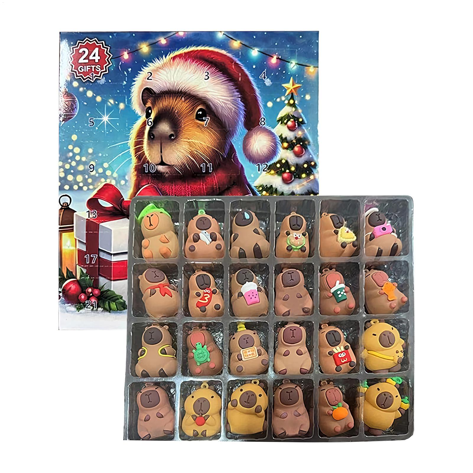 Advent Calendar Gift - New Capybara Christmas Countdown Calendar Advent