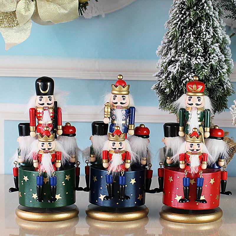 Nutcracker Figurine - Weihnachten Spieluhr lustige Nussknacker Spieluhr handgemalte