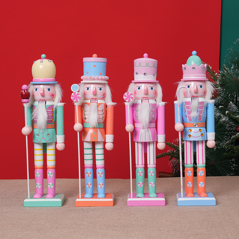 Nutcracker Figurine - 30cm Nussknacker-Figur Soldat Puppe Tischdekoration Heimdekoration