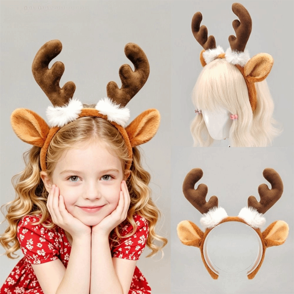Realistisches Plüsch-Geweih-St – Reindeer Antlers Headband Bewertung und Preis