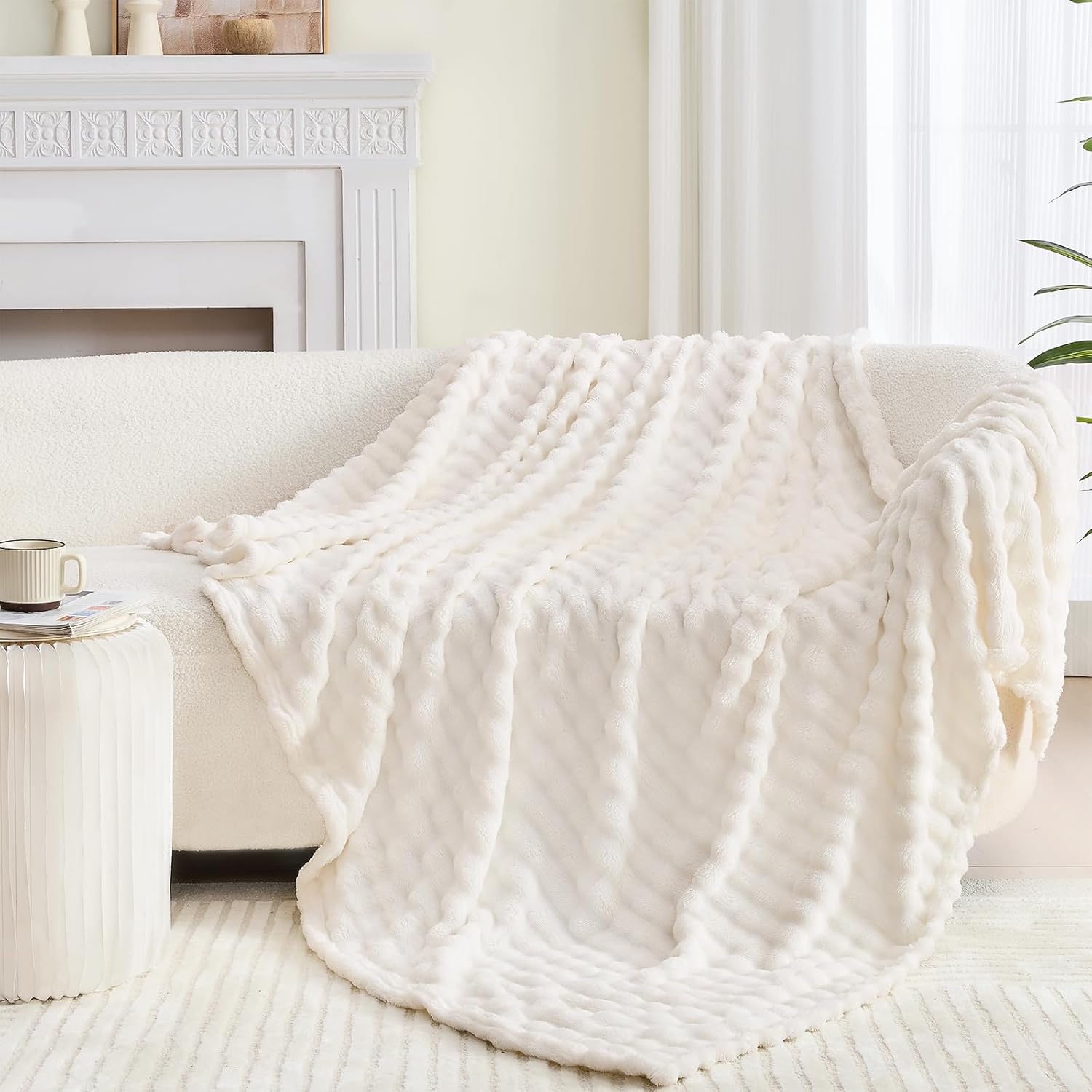 3D Bubble Weiße Plüschdecken S – Christmas Throw Blanket Bewertung und Preis