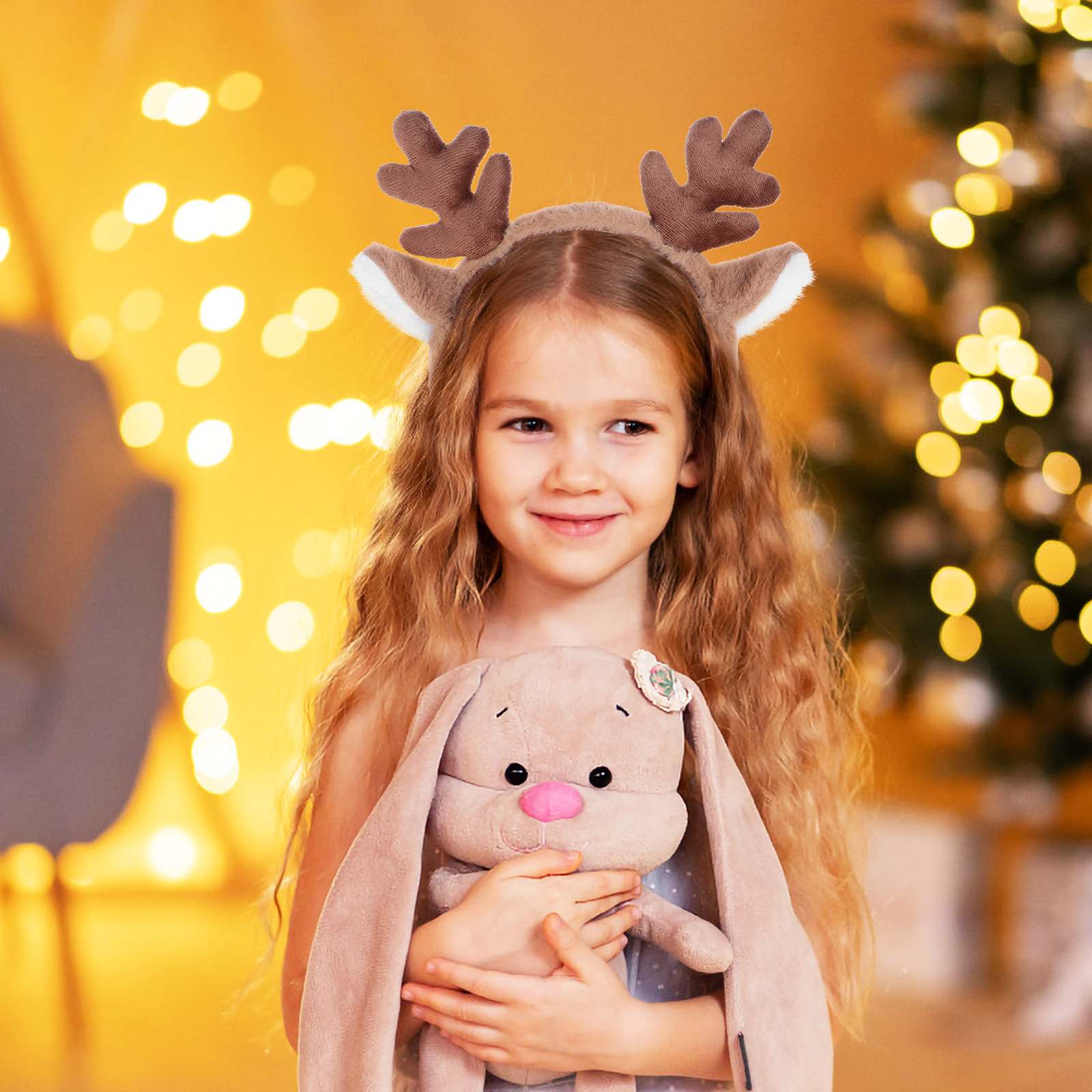 Weihnachts-Haarreif mit Rentie – Reindeer Antlers Headband Bewertung und Preis